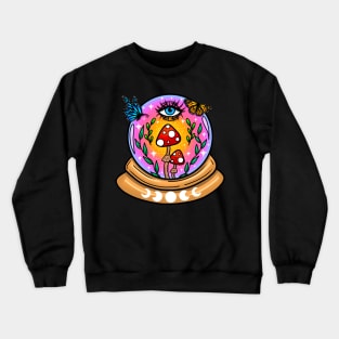 Third eye crystal ball Crewneck Sweatshirt